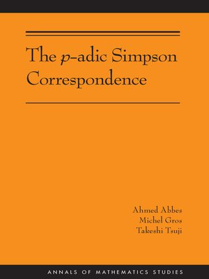 cover image of The p-adic Simpson Correspondence